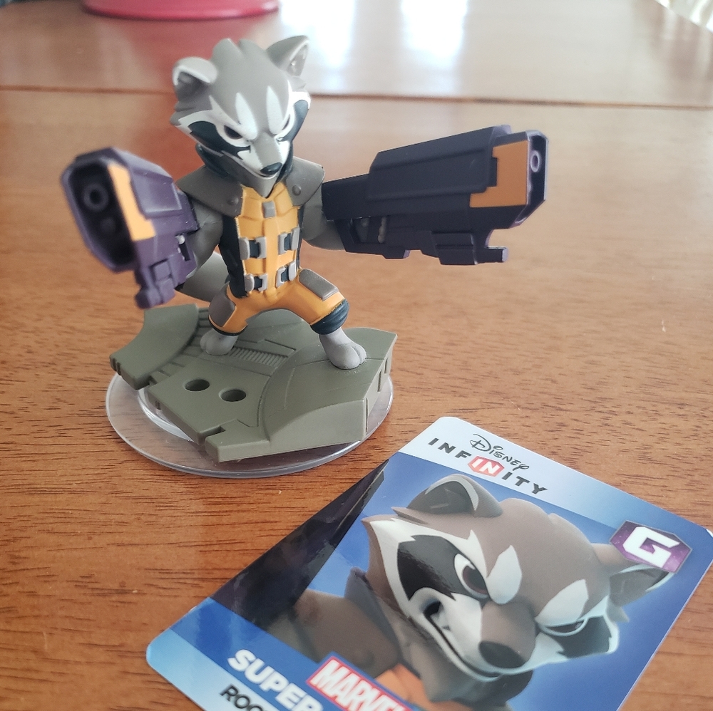 ROCKET Marvel Super Heroes Disney Infinity 2.0 Edition With GAME card